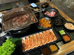调味猪五花-九田家黑牛烤肉料理(中北镇店)