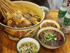 -拈签一笑黄牛肉辣卤串串