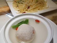 香菜梗炝土豆丝-绿茶餐厅(西单老佛爷店)