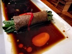 薄荷牛肉卷-云海肴·云南小炒·汽锅鸡(天津国金汇店)