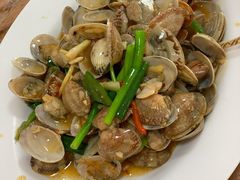 姜葱炒花甲-仁记海鲜餐厅美食店