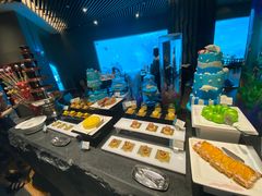 -海棠湾洲际-涛·海底餐厅·美人鱼·自助餐·海底隧道