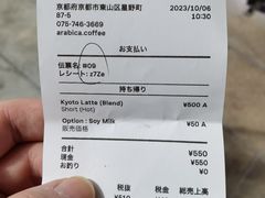 -% Arabica(京都东山店)