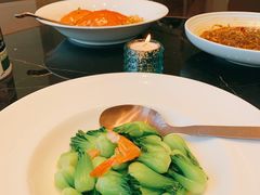 虾仁咸肉炒菜心-北書房·墨宴(国际博览中心店)