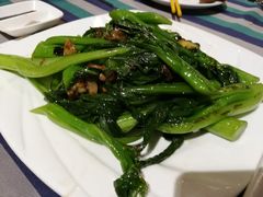 拍姜蒜生炒菜心-兰桂坊粤泰美食(较场西店)