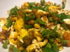 青椒炒鸡蛋-毛家饭店·30年融合新湘菜(汉峪金谷店)