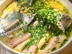 葱油东海鲳鱼拼鲜肉黑松露百叶包-玫瑰厅上海菜(兴国路店)