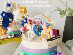 -卡比儿童蛋糕·心意定制·低脂零卡糖动物奶油FancyBALLOON(滨海店)
