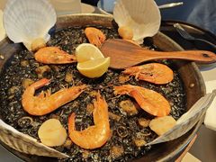 墨鱼汁海鲜饭-Carmen卡门西班牙餐厅