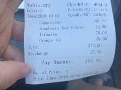 账单-罗斯福色戒酒吧(外滩店)