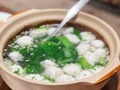 鲜嫩黄花鱼丸汤-将相和·海鲜蒸饺大连菜