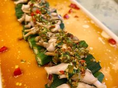 蛏子灼秋葵-外沙疍家棚酒楼
