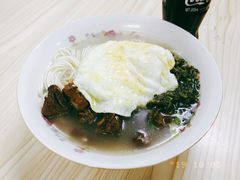 雪菜肉丝鸡蛋小排面-盛兴面馆(真儒大厦店)