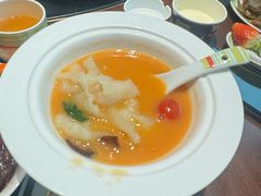 青柠翅汤炖花胶-开海·红岛海鲜虾水饺(石老人店)