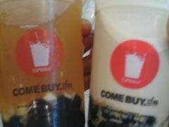 百香果绿茶+奶茶皇后-COMEBUY甘杯(拱北口岸四店)