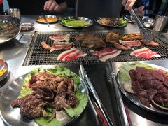 路边烤瘦牛-大丘街路边烤牛肉