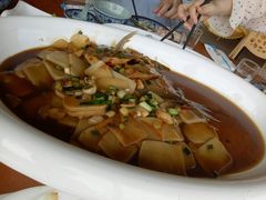 鲳鱼烧年糕-胖大嫂渔家排档·全海景餐厅(渔村店)