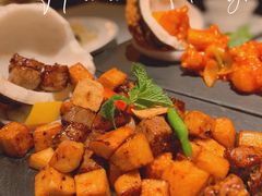 椰果杏鲍菇牛肉粒-闻见中国海南菜(K11店)