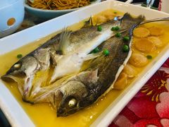 豆斋饼蒸白鱼-好福记饭店(红梅公园店)