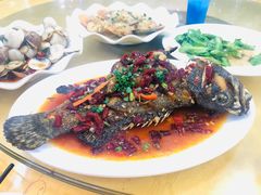 红烧石斑鱼-春园海鲜广场D区6号(钟姐海鲜加工店)