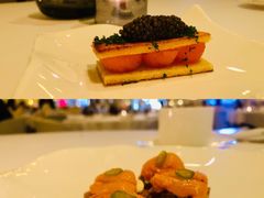 有机蛋黄吐司鱼子酱和香草-Jean Georges