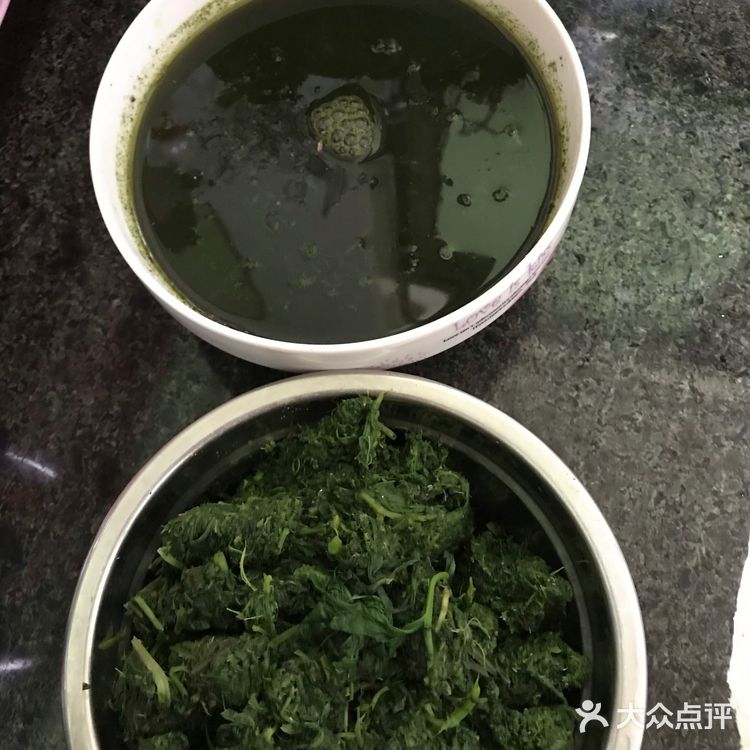 香喷喷的艾叶糯米糍做好了