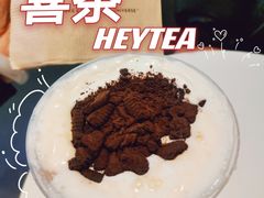 热芋泥波波牛乳-喜茶(北京五棵松华熙店)