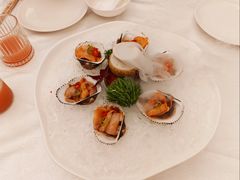 炝拌赤贝-品海楼·大连海王海肠捞饭·海胆饭(东港店)