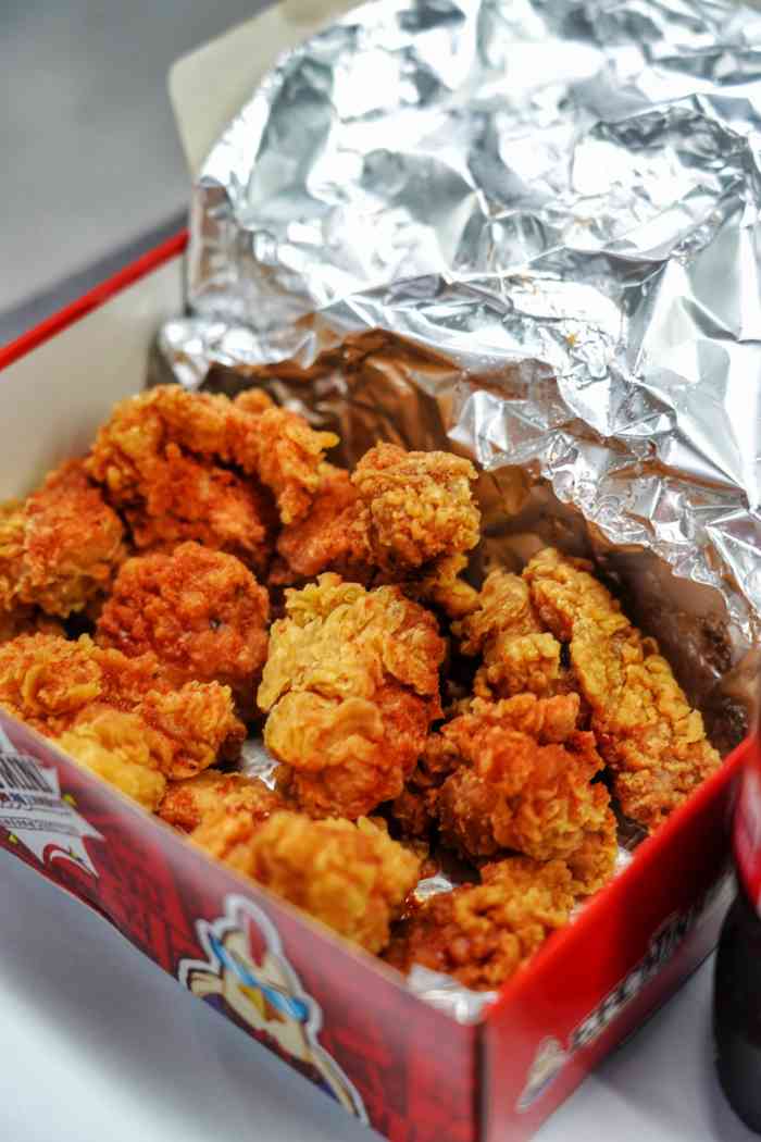 efc mini韩国炸鸡(金山店)-"芝士味真的很好吃,不过每次粉都撒的有些