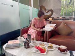 -深圳温德姆至尊酒店·大堂吧·户外花园
