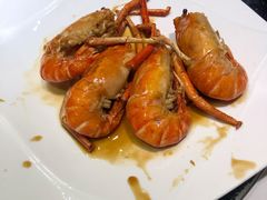秘制干煎大虾-味可道美食坊(福基路店)