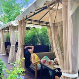 北京假装在国外度假的花园餐厅💐，ParkSide园景