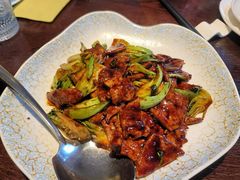 菜梗炒猪肝-菲乐餐厅(三十年经营·湖滨路店)