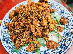 孜然羊肉-北大地皖峰饭馆