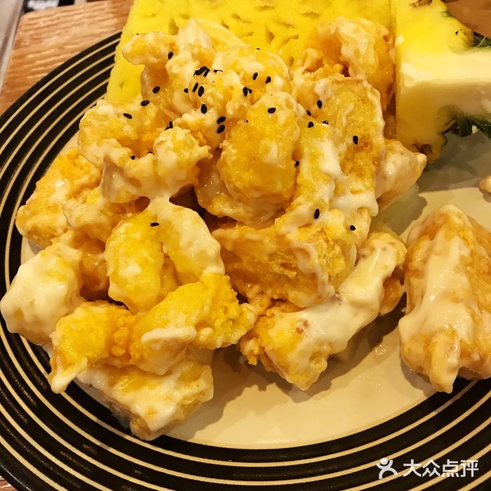 薄荷餐厅(西单大悦城店)-菠萝虾-菜-菠萝虾图片-北京美食-大众点评网