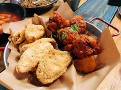 炸鸡翅一半一半-富乐满韩国正宗炸鸡韩国料理(虹泉路店)