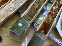 竹筒腊味饭-九岭农庄·竹筒饭