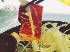 三年金钱火腿配大理手撕乳扇-泓0871臻选云南菜·味庄