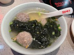 紫菜牛肉丸汤-为什么牛潮汕牛肉火锅(万胜广场店)