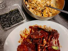 -草家酱蟹炭火烤肉店(珲春南路二店)