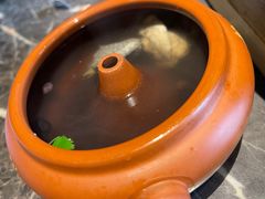 汽锅乌鸡干巴菌黑蒜汤-酝· 大师滇菜(公园1903店)