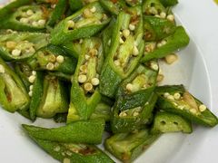 清炒秋葵-明记烧鱼美味店