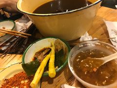-拈签一笑黄牛肉辣卤串串