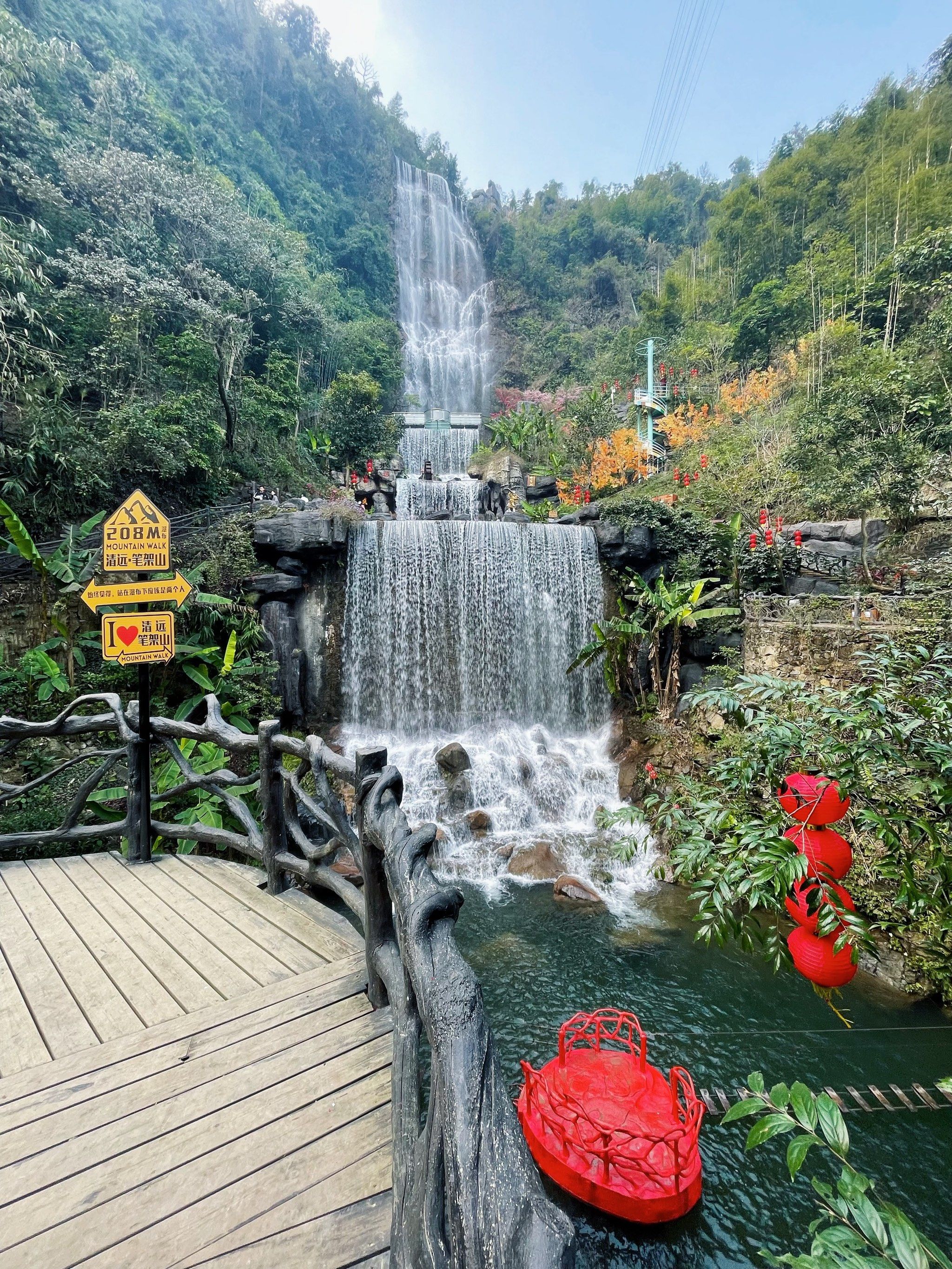来看笔架山的瀑布了,这个地方简直就是天然仙境!