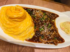 照烧肥牛蛋包饭-玛格萝妮比萨屋(四平店)