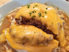 芝士牛肉汉堡咖喱饭-红小满休闲餐厅(十全街店)