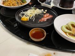 三年金钱火腿配大理手撕乳扇-泓0871臻选云南菜·味庄