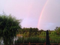 雨后湖景-湖景温泉