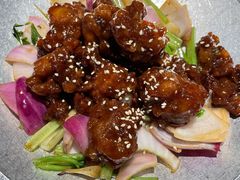 蒜香蜜汁排骨-绿茶餐厅(成都大悦城店)