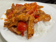 番茄猪扒饭-好好滋味茶餐厅